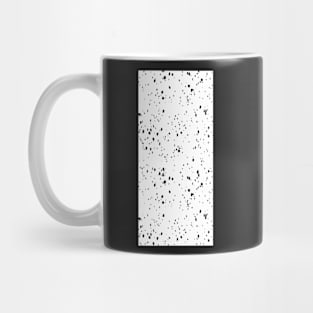 Black and White Speckle Abstract Mug